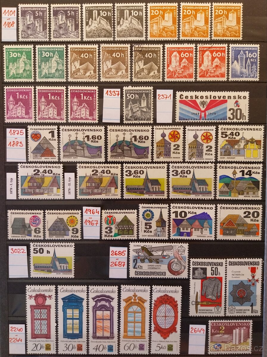 Známky ČSR – 4 - 6