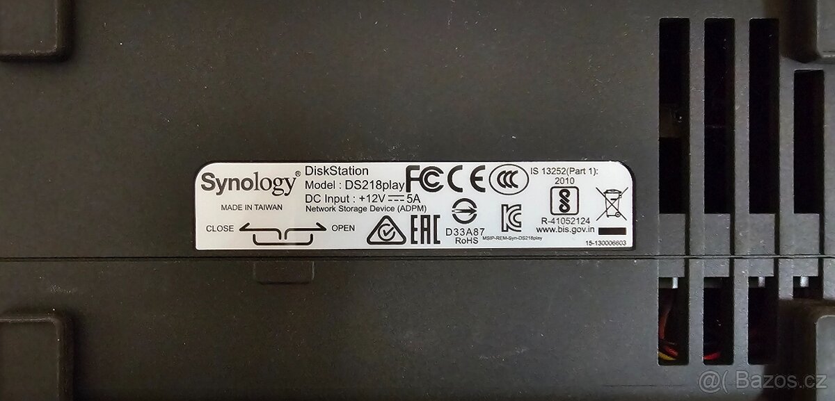Synology DS218Play + 1TB disk - 6