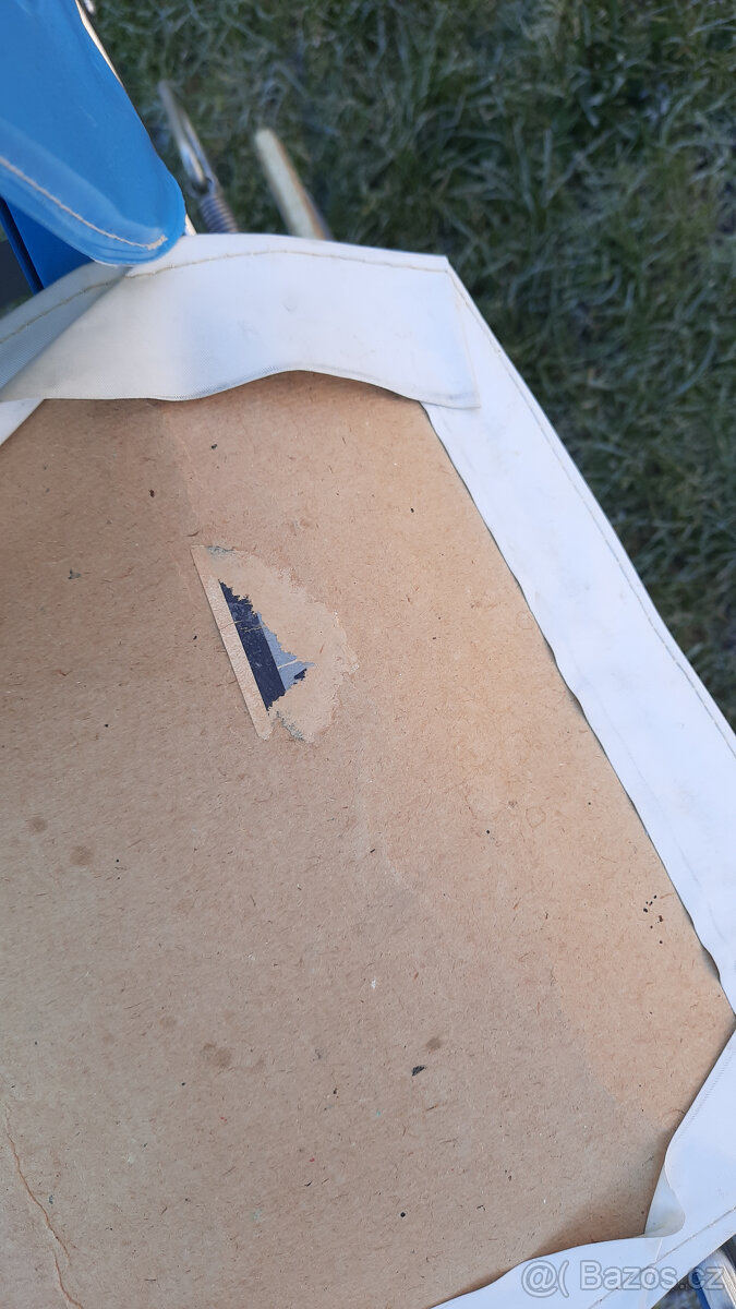 Retro Kočárek pro panenky modrý - 6