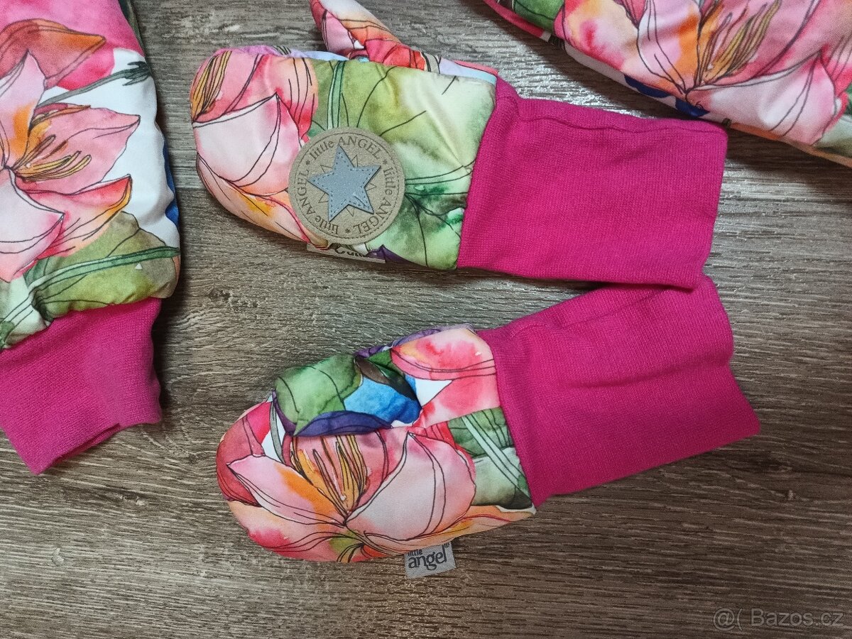 Kombinéza a doplňky Little angel Outlast vel. 86/92 - 6