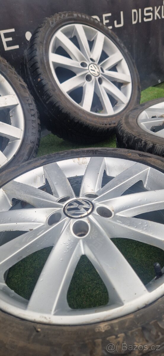 5x112 R17 Volkswagen golf 6 +❄️ zimní pneu POUŽITÝ STAV - 6