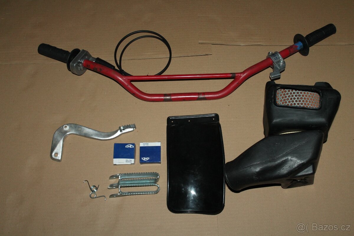 ČZ 125/519 Rám, nádrž , molitan sedla a další díly - 6