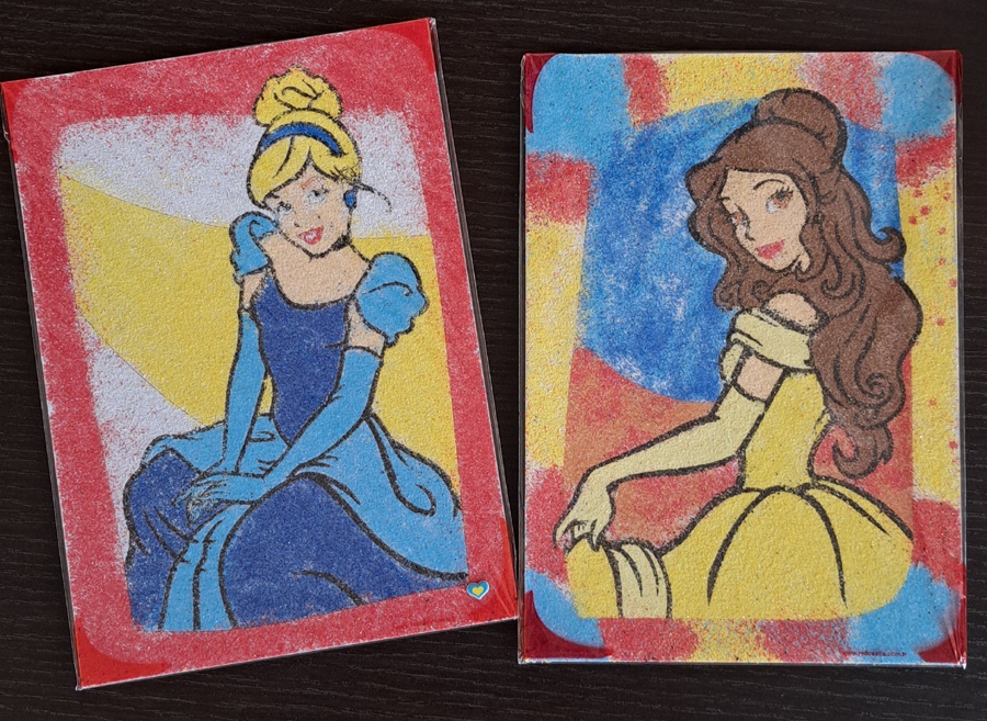 Malování pískem - dekorační písek - sand painting - 6