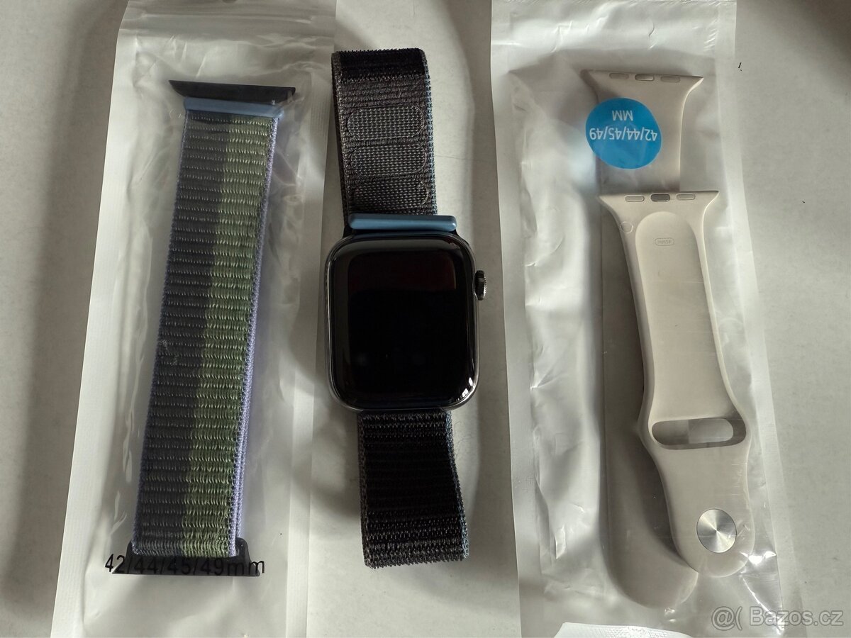 Apple Watch 9 45 Cellular nerez - 6