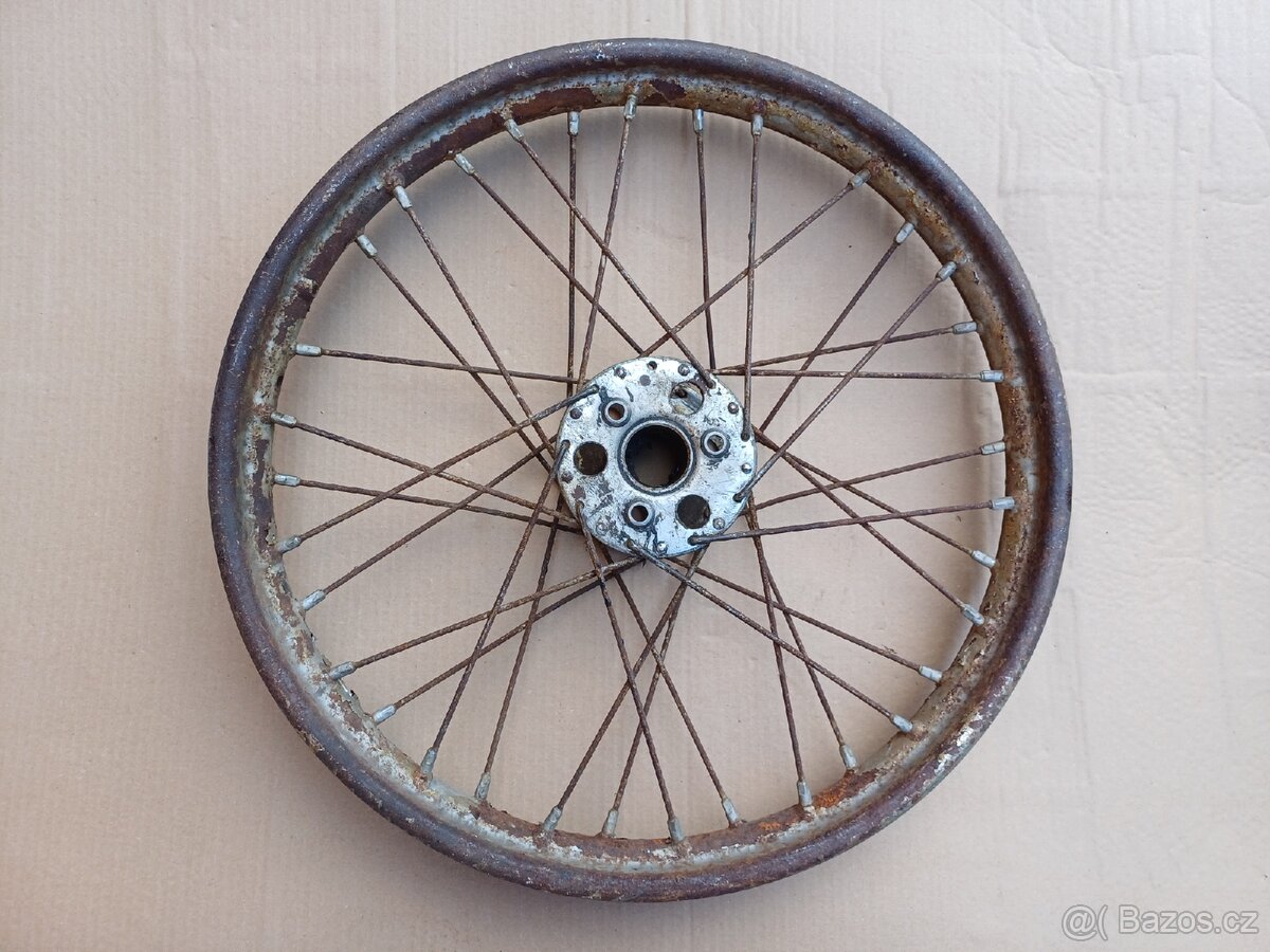 Prodám přední a zadní kolo Jawa 250 Duplex - 6