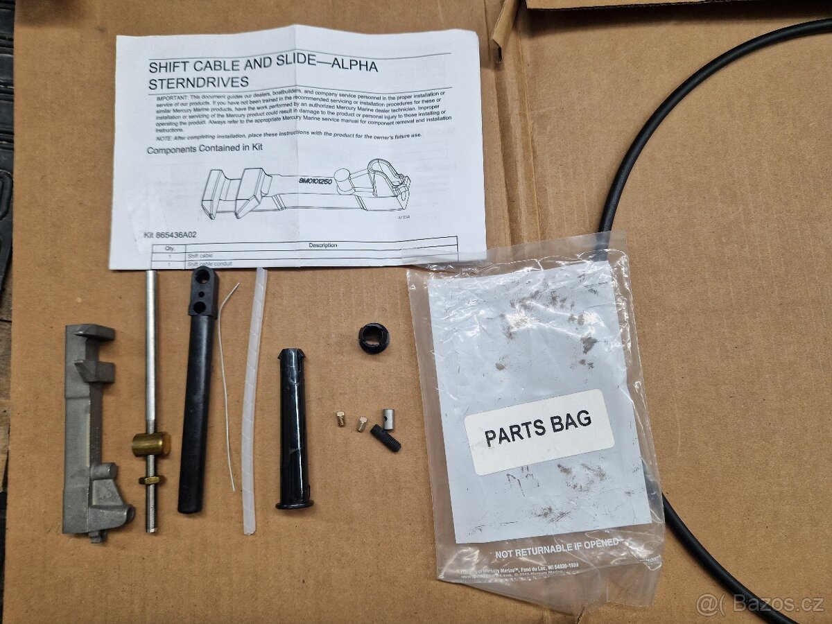 Mercruiser Cable Shift, lanko řazení Mercury - 6