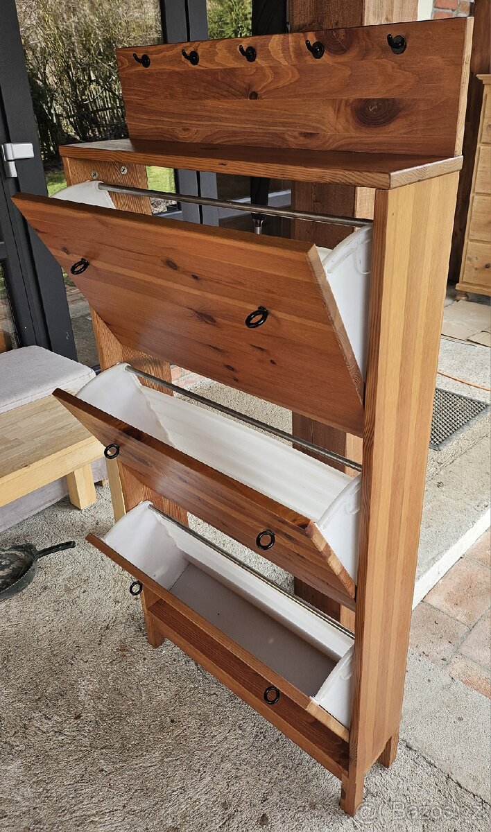 Botník Ikea Leksvik mořidlo antik - 6