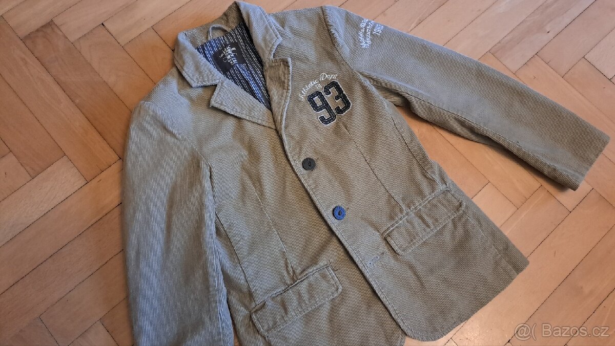 Manšestrové světlé sáčko H&M, vel.146 - 6
