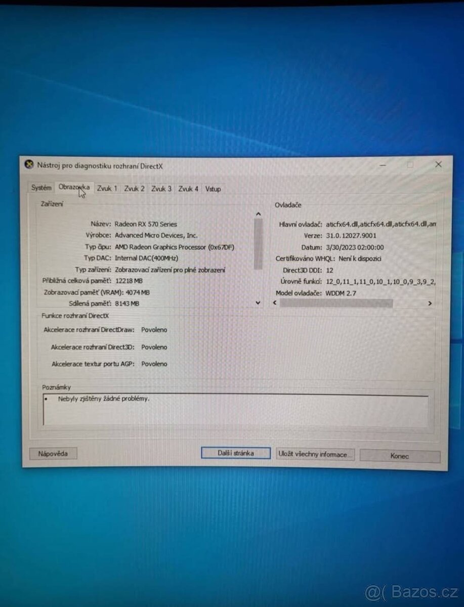 Herní/Kancelářský PC – i5, RX 570, 16GB RAM, SSD + HDD - 6