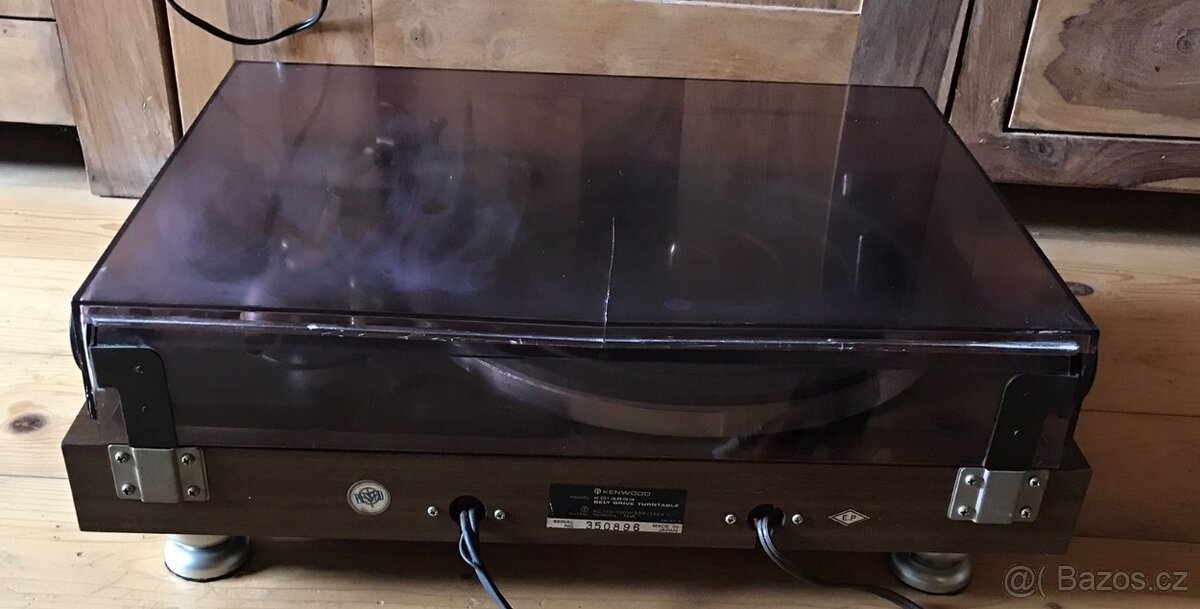 GRAMOFON KENWOOD KD-3033 ( 1976) VINTAGE VE DŘEVĚ ,PLNÝ AUTO - 6
