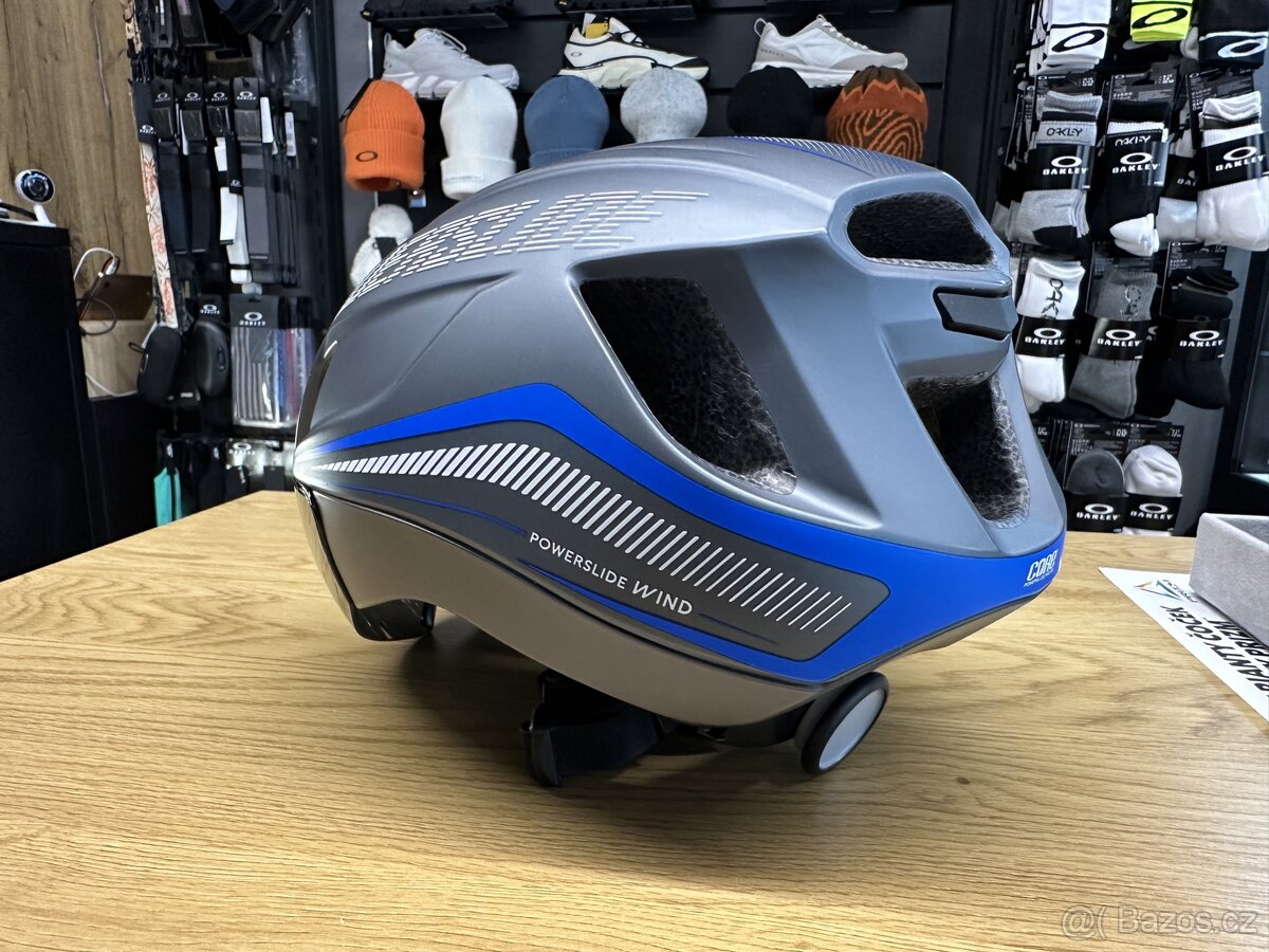 Cyklo, inline Aero přilba Powerslide Race Wind, magnet brýle - 6