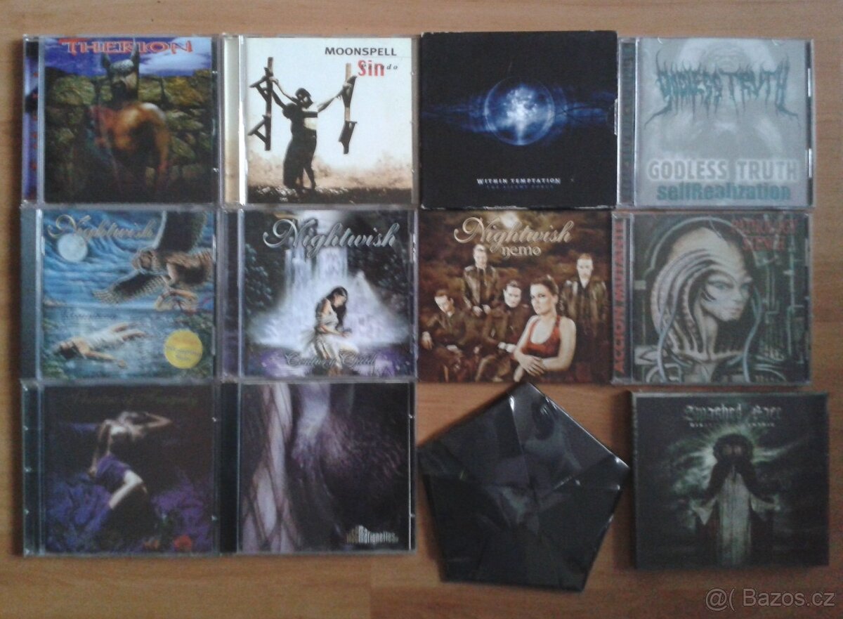 CD - metal, rock, české i zahraniční kapely, od 50 Kč - 6