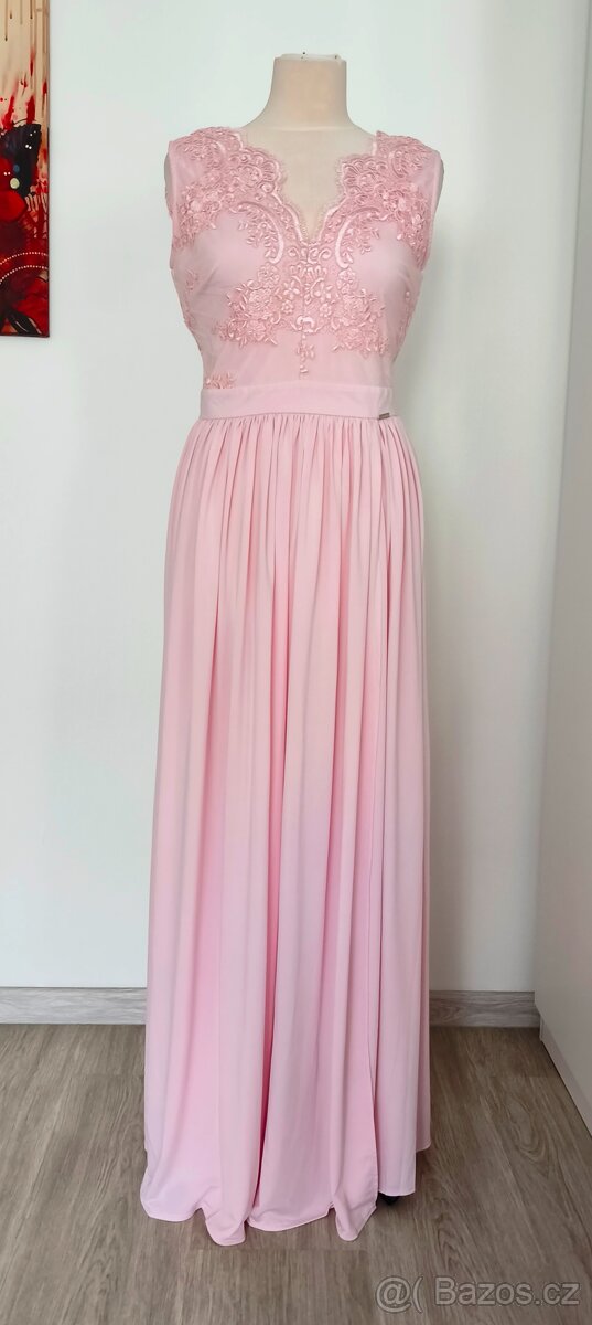 Růžové šaty Numoco - 6