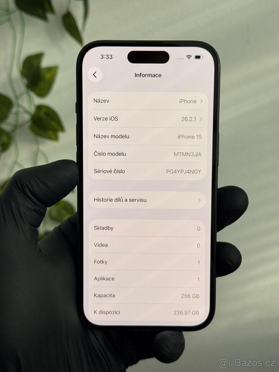 iPhone 15 256GB černý - 6