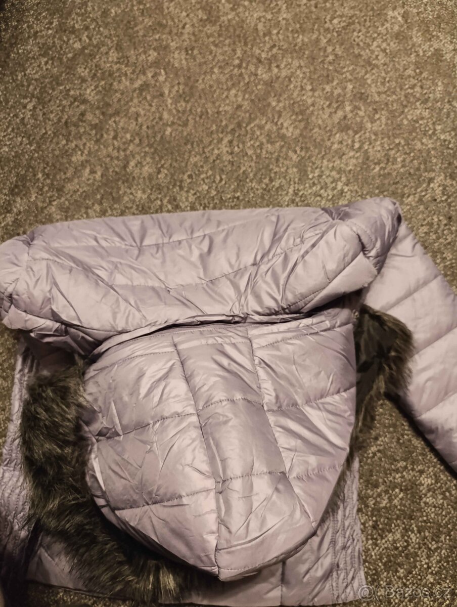 Dámská fialová bunda - 6