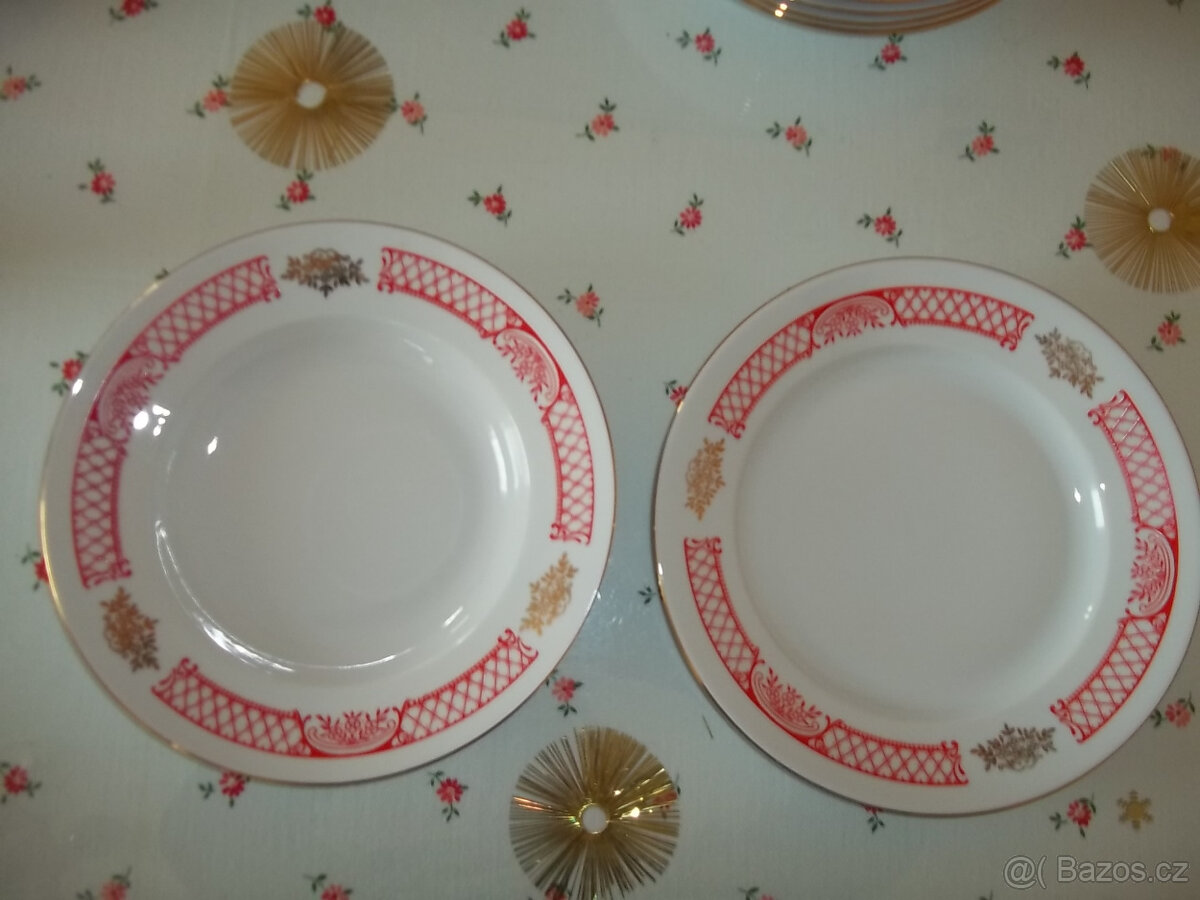 Talíře polevkové, mělké a dezertní - 6