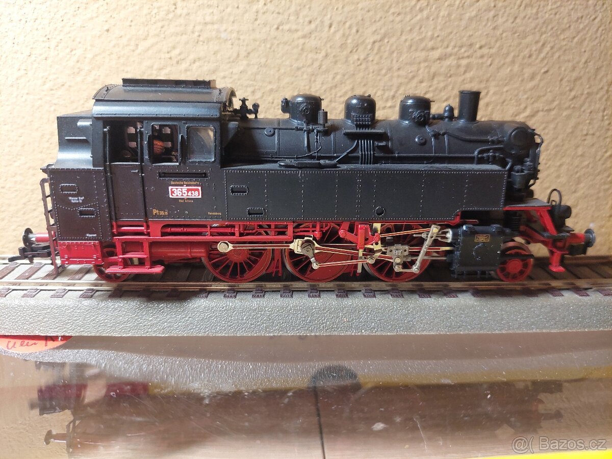 H0 Fleischmann Parní lokomotiva ČSD 365.4 s obalem - 6