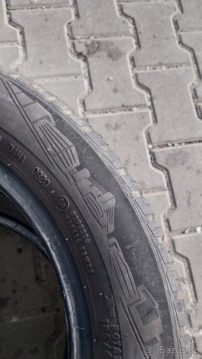 Prodám 2 x pneu Continental 185/60/15 - 6
