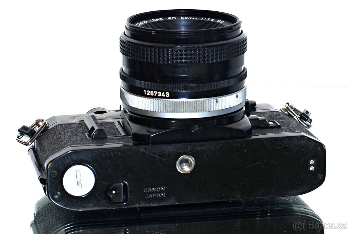 Canon AE-1 Black + FD 1,8/50mm S.C. TOP STAV - 6