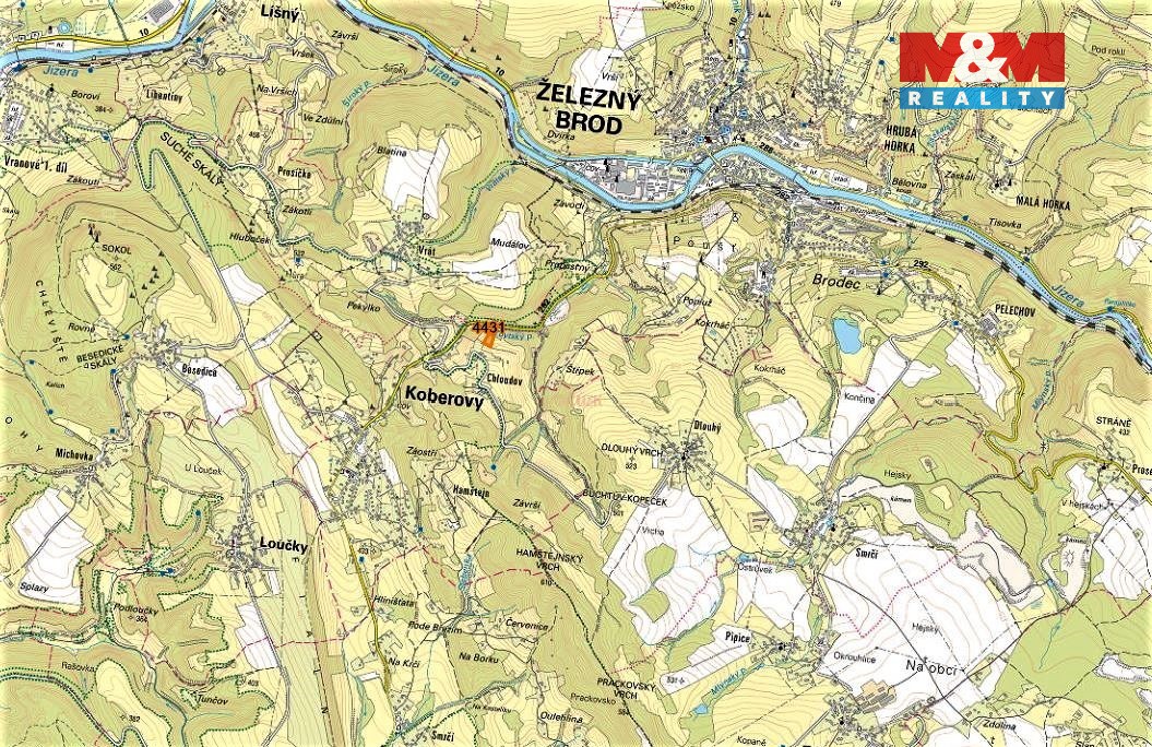 Prodej louky, 2848 m², Koberovy - 6