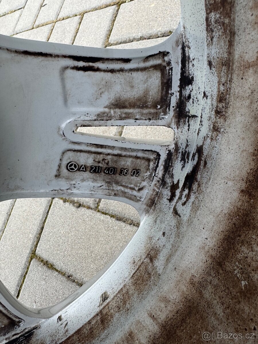 Mercedes Benz w211 Alu disky 17" (facelift) - 6