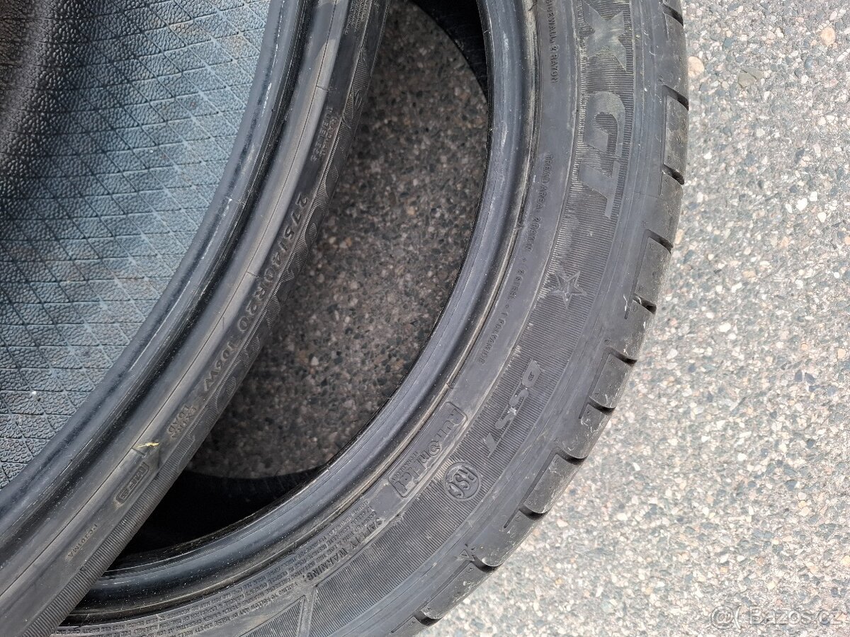 Zánovní pneu letní BMW X5, X6 - 20" - 6