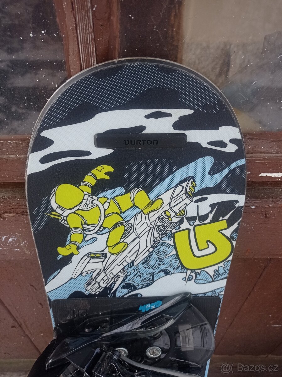 Prodám snowboard set BURTON 110cm - 6