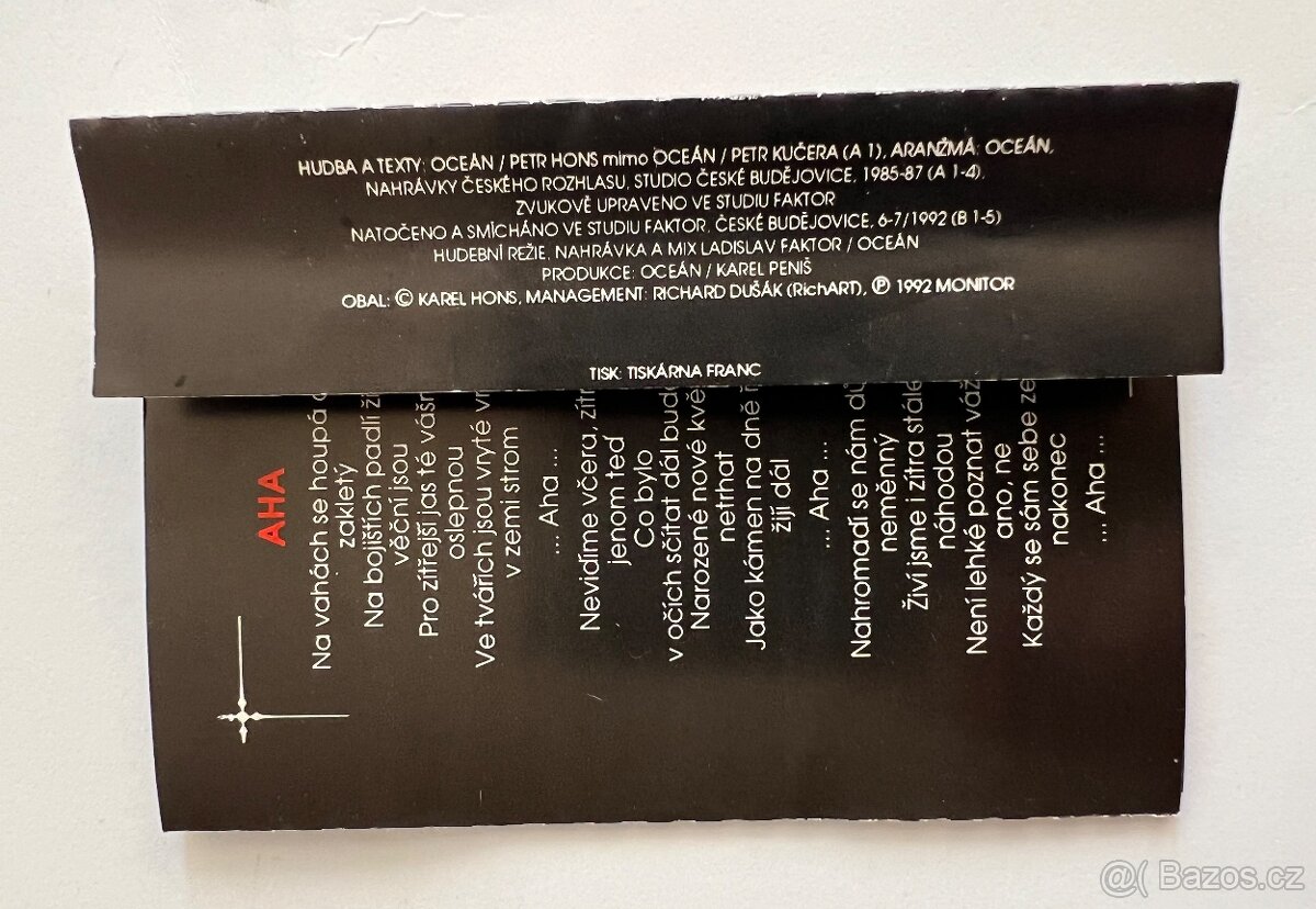 Oceán 2 1/2 MC kazeta 1992 Petr Muk - 6