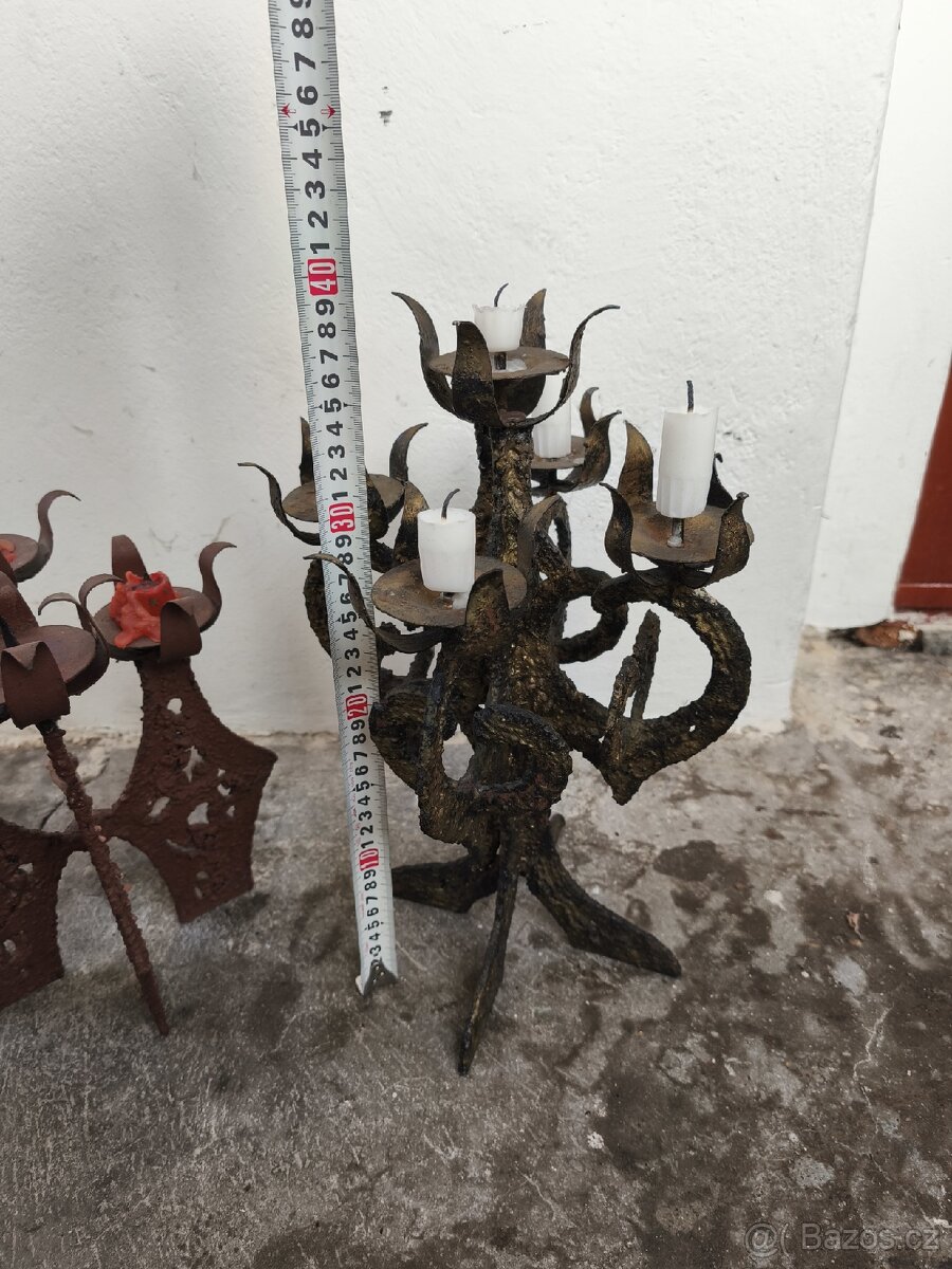 Kovové svícny - 6