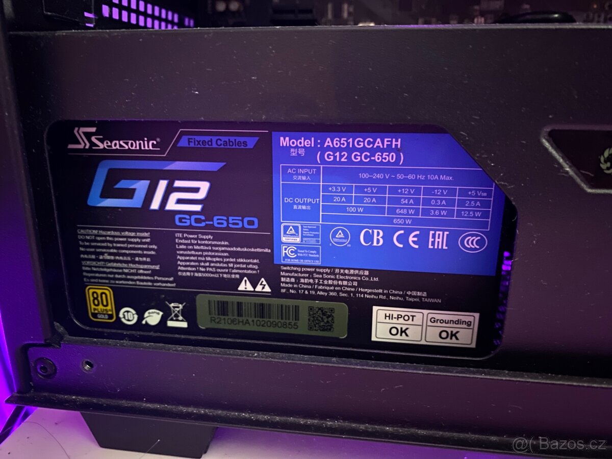 Herní počítač PC + 🎁 dárek zdarma RTX 3060ti r5 5600x - 6