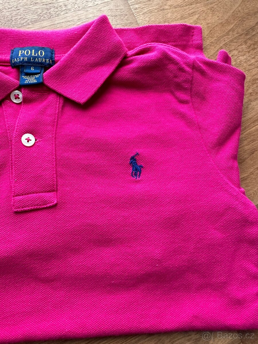 Tričko dl. rukáv 6 let-Ralph Lauren - 6