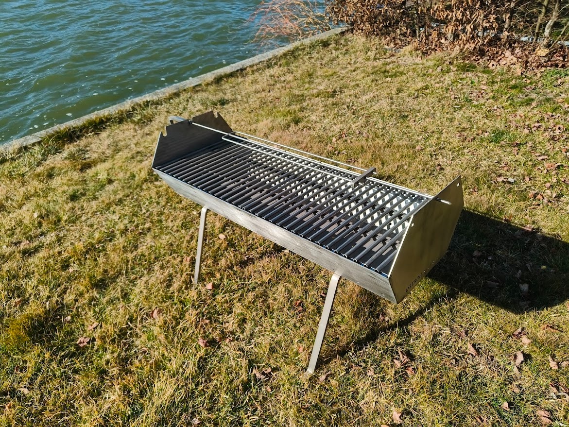 Ručně vyrobený nerezový gril MORAVA - 6