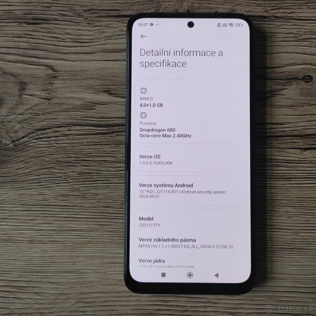 Xiaomi Redmi Note 11- 4GB/64GB/NFC Graphite Grey - 6