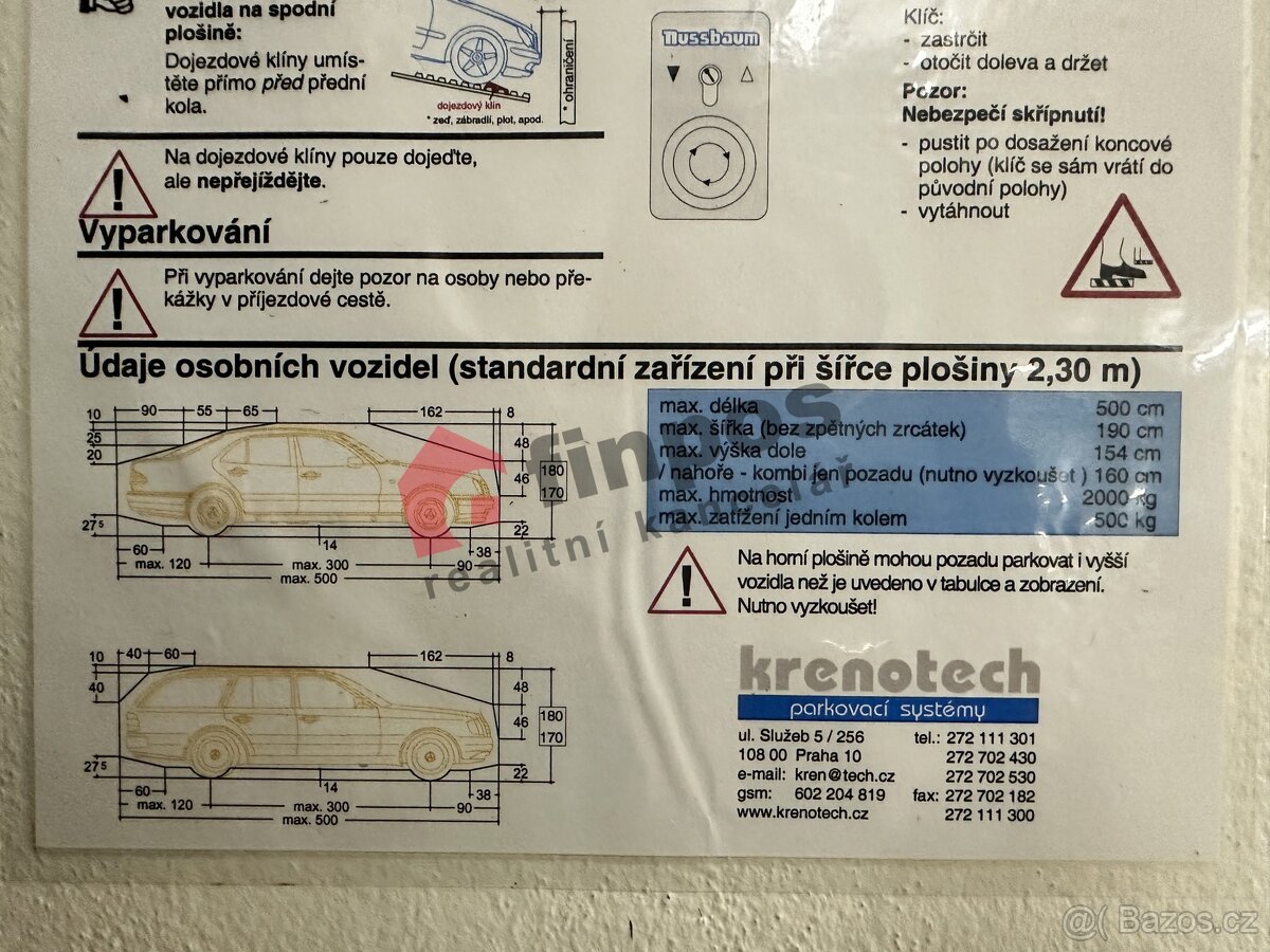 Pronájem garážového místa v pražských Košířích - 6