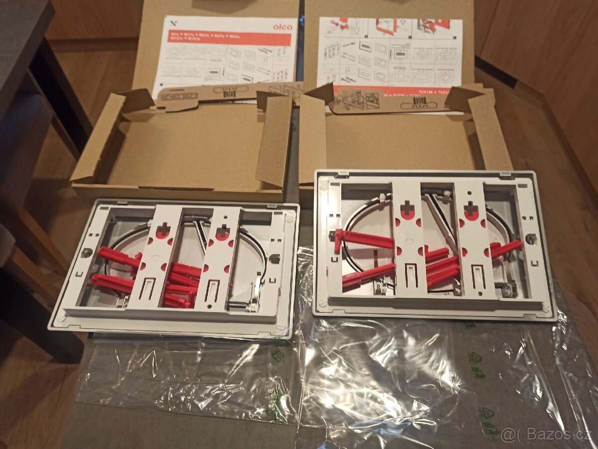 Splachovací tlačítko pro WC AlcaPlast chrom-mat. - 6