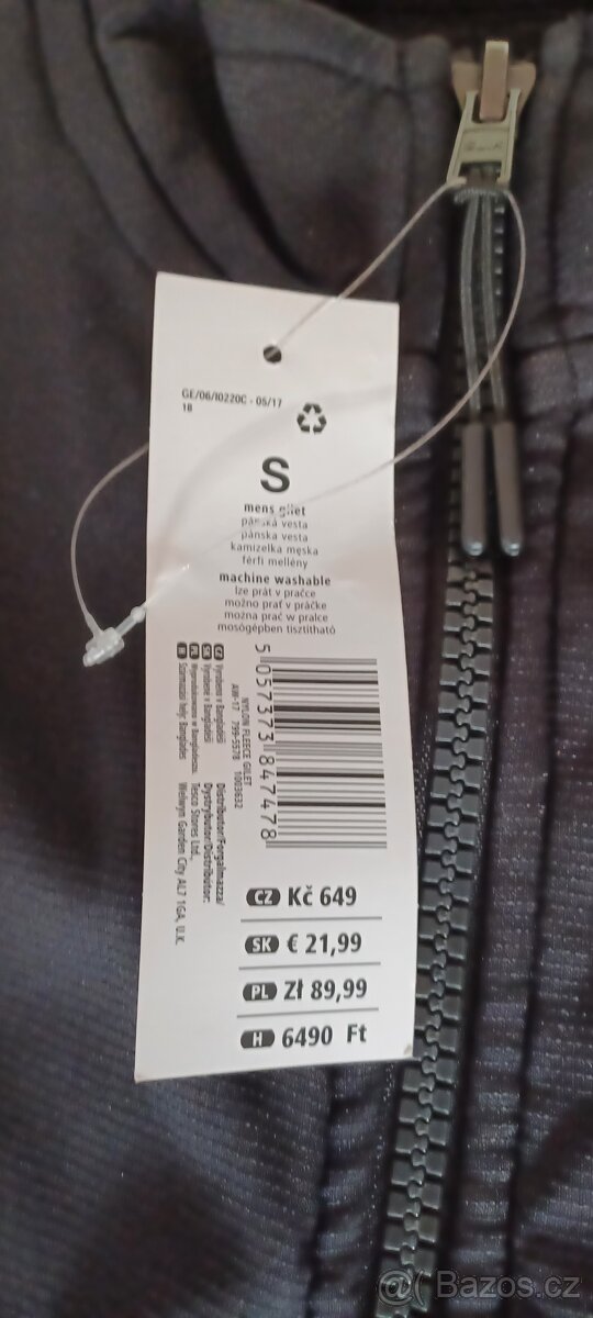 Nová pánská fleecová vesta vel. S - 6