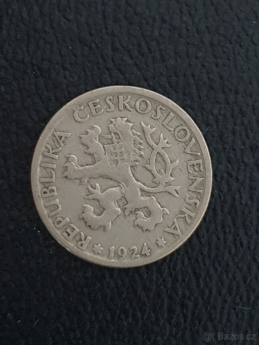 Prodám mince 1Kčs 1922-38 - 6