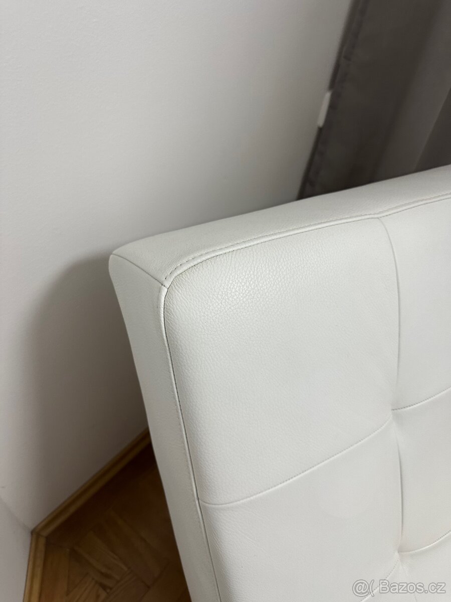 Lenoška PHASE - bílá kůže - ve stavu nové - 6