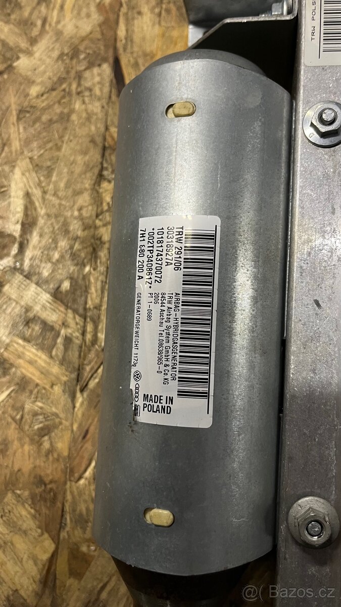 pás - airbag - VW Multivan, Transporter , Caravelle T5, T6 - 6