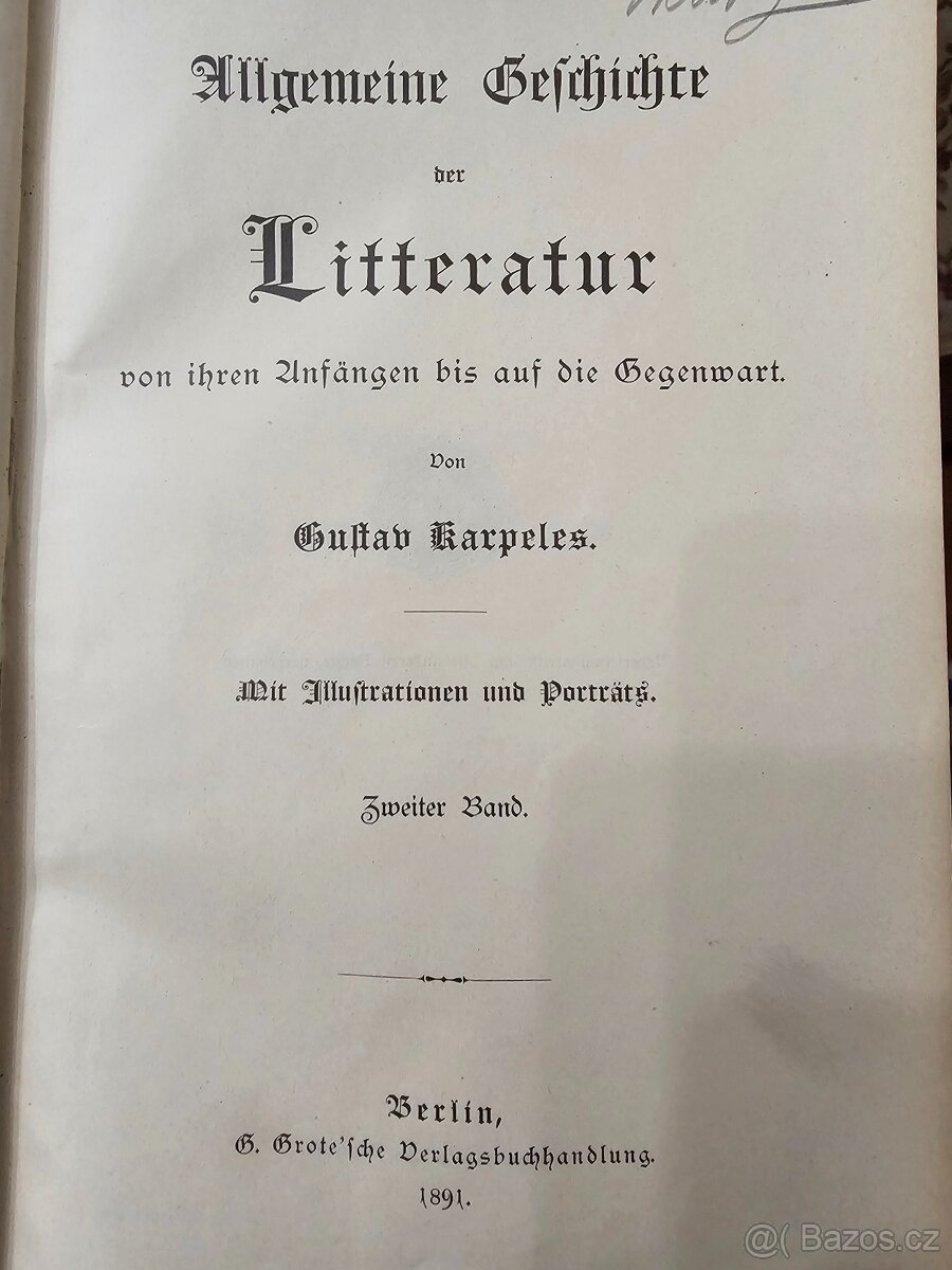 Zajímavá stará velká kniha v kožené vazbě - 6