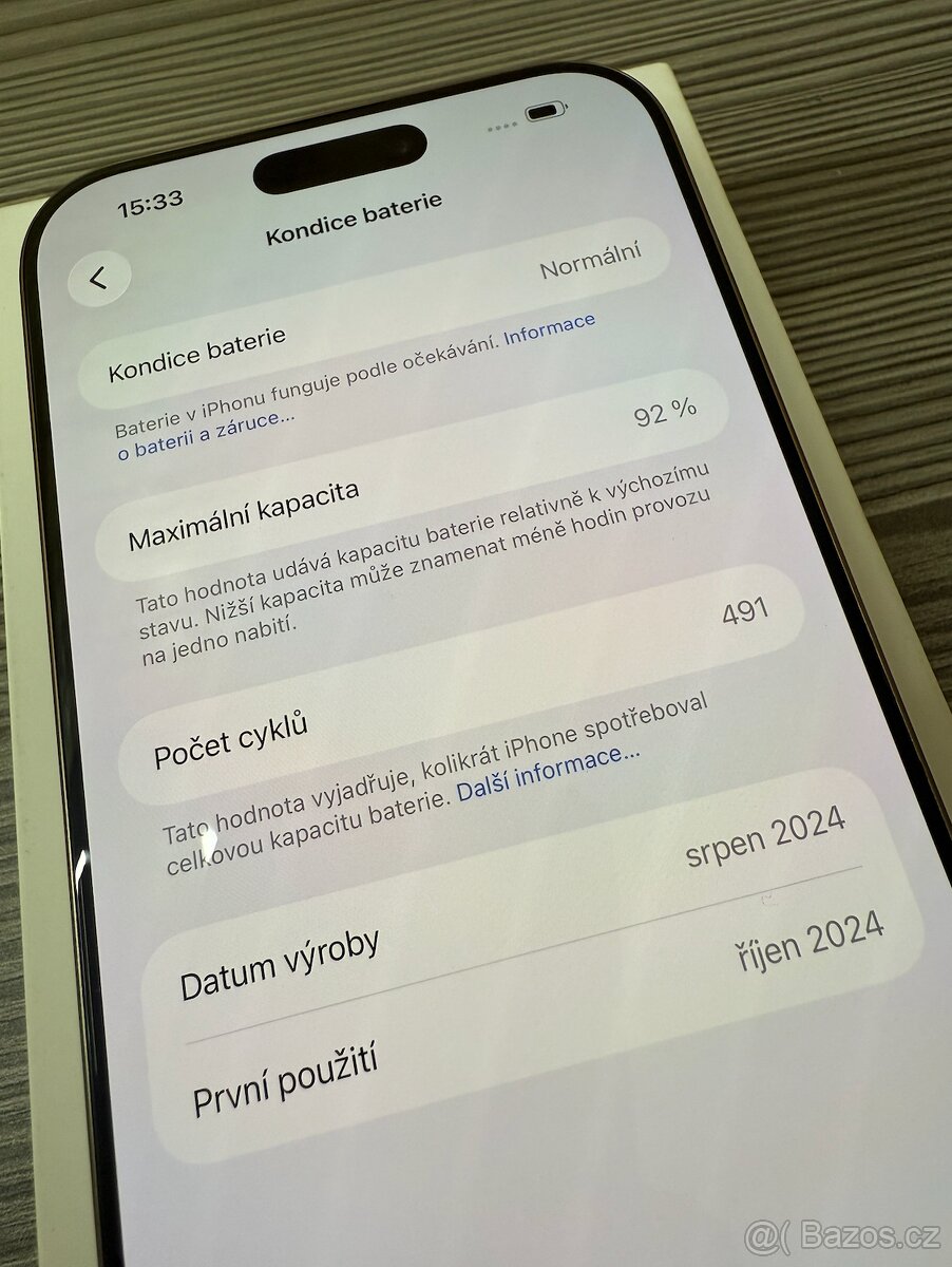 Apple iPhone 16 Pro Max 512GB pouštní titan, komplet balení - 6
