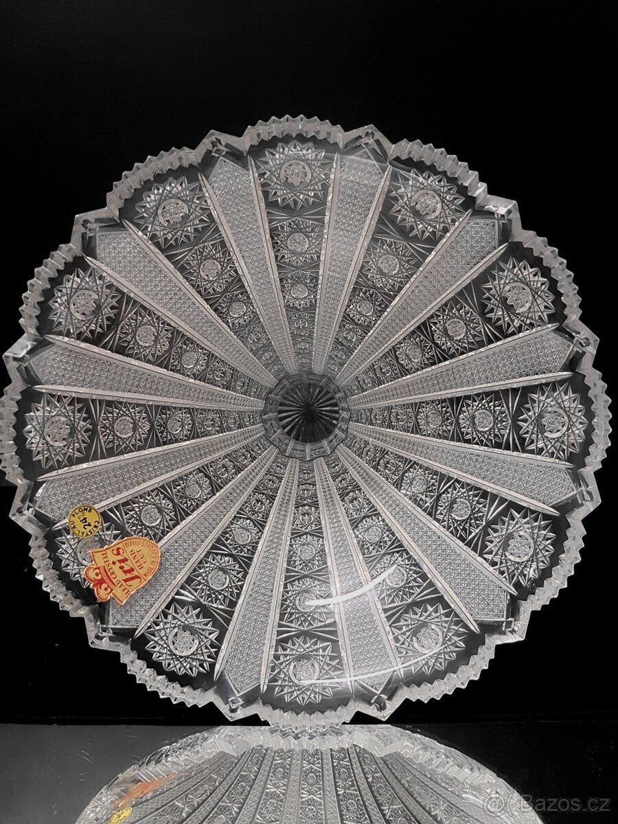 Váza "Iris" broušené sklo - 6