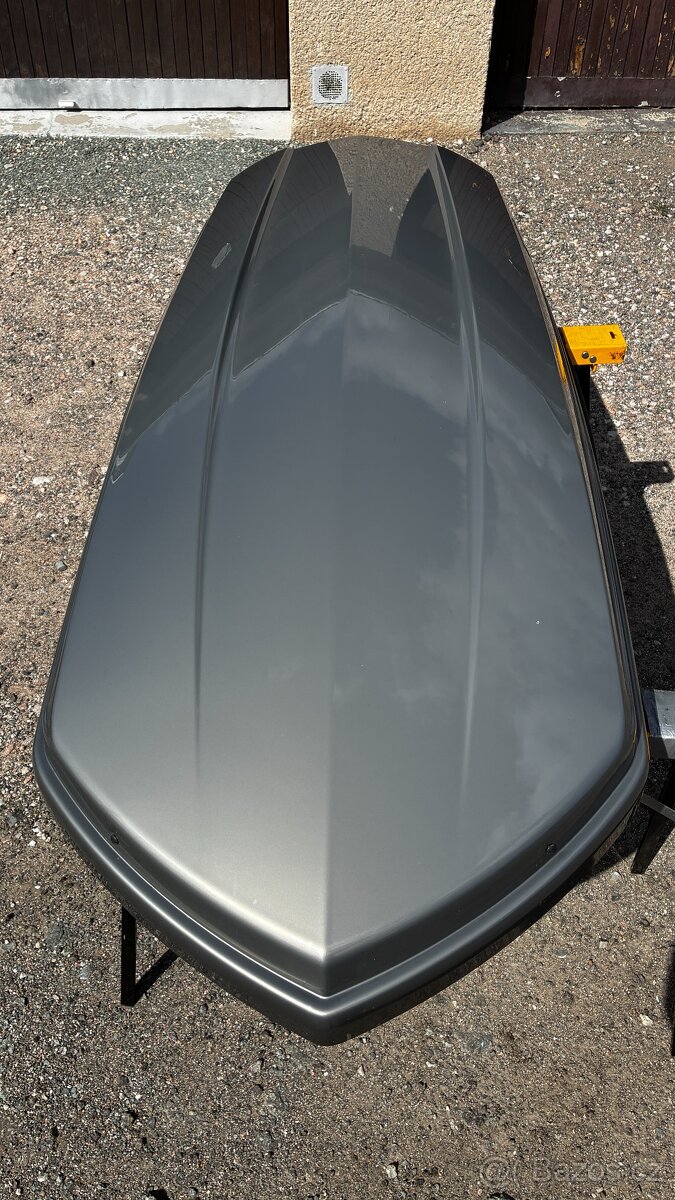 THULE DYNAMIC 800 TMAVĚ ŠEDÁ METALÍZA-LESK,TOPSTAV,JAKO NOVÝ - 6