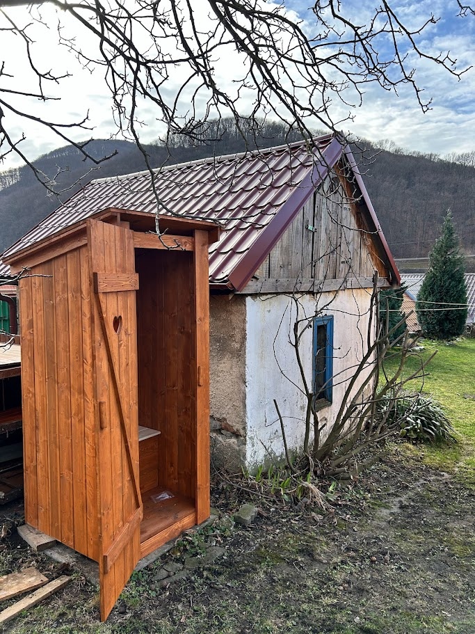 Nová dřevěná kadibudka - palubky 20mm - dovoz ČR - 6