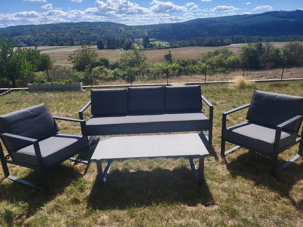 Zahradní sestava VONGE 5 osob černá - 6