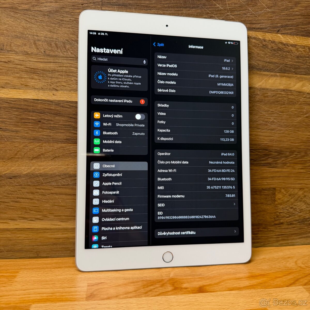 iPad 8 cellular 128GB (12 měsíců záruka) - 6