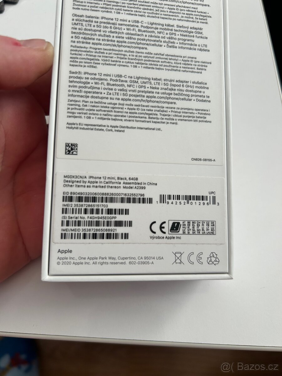 iPhone 12 mini, Black, 64 Gb - 6