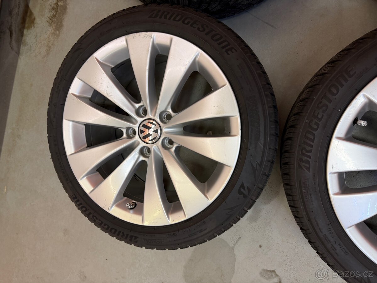 Prodám alu kola +pneu - 6