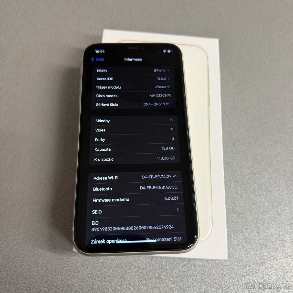 iPhone 11 128GB bílý, jako nový, 12 měsíců záruka - 6