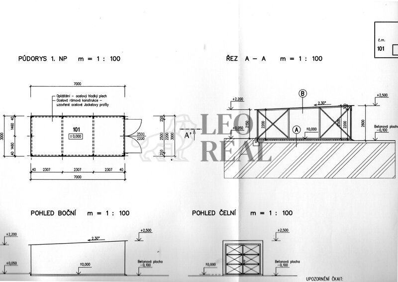 Pronájem garáže 21m2 v Chropyni - 6